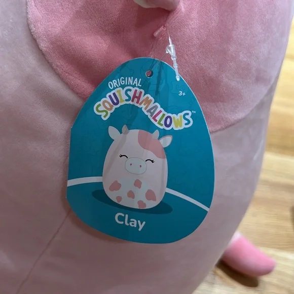 Squishmallow Clay the 16” cow NWT🐄💖 - Picture 4 of 9